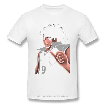 Kaptajn Tsubasa Oozora Taro Email Fodbold Animationsfilm t-shirts til Mænd Kojiro Hyuga Sjove Cotton Crewneck T-Shirt 2020
