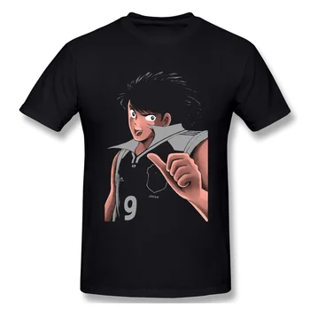 Kaptajn Tsubasa Oozora Taro Email Fodbold Animationsfilm t-shirts til Mænd Kojiro Hyuga Sjove Cotton Crewneck T-Shirt 2020