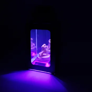 UV-resin hærdning lampe med gaveæske kabinet til SLA DLP-og LCD-3D-printer størkne 405nm uv-resin auto sol pladespiller