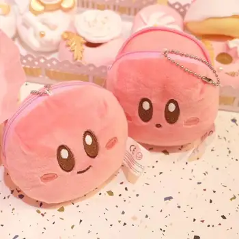 Kirby tal bløde dukke mønt pung cosmetic bag Star Kirby Ensky figur plys mønt taske vedhæng legetøj