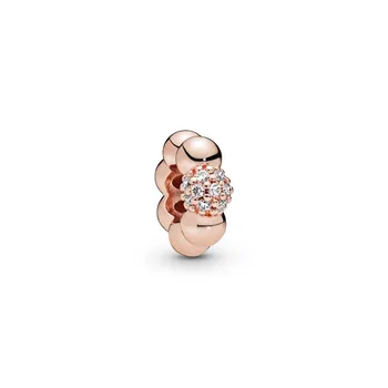 2020 Nye 925 Sterling Sølv, Pink Dekorative Blade Charm Perler Armbånd Passer Oprindelige Pandora Armbånd DIY Smykker Til Kvinder