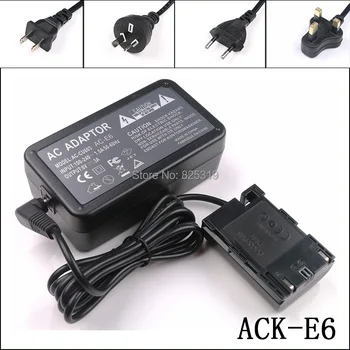 ACK-E6 + DR-E6 ACKE6 ACK E6 AC-Power Adapter-Kit til Canon Digitale SLR-Kameraer EOS 5D 5D Mark II III 5D2 5D3 6D 6D(N) 6D(WG)