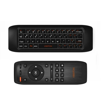 Viboton 2,4 G Flyve Air Mouse Raspberry Pi 3 Wireless Keyboard Fjernbetjening Læring Tastatur Combo Til Android Smart Tv Boks Co