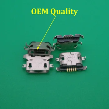 100pcs/masse micro mini jack stik USB-Stik til opladning port reparation dock stik Til Alcatel Shine Lite OT5080 5080X 5080U 5080