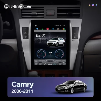 Car Radio Mms Navigatio Video-Afspiller Til Toyota Camry 2006-2011 Tesla stil Lodret Skærm Stereo 2 din Android 9.1