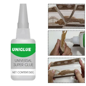 30g Husstand Uniglue Universal Super Lim Stærk Plastik Lim Til Harpiks Keramisk Metal og Glas Multifunktionelle Kraftig Lim
