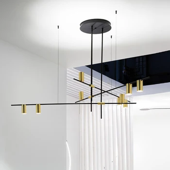 Skandinavisk Post-moderne LED Loft Lysekroner Belysning Kreative Designer pendel Spisestue Og Glans suspension