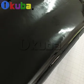 Super Gloss Black Wrap Blank Folie Bil Indpakning Blank Roll Vandtæt Bil Styling Vinyl 1.52*30 meter/rulle