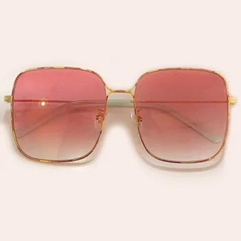 Overdimensionerede Square Solbriller Kvinder Mænd Med Max Luksus Brand Design Gradient Sol Briller Kvindelige UV400