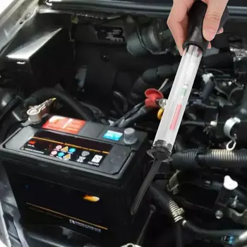 Batteri Hydrometer Til Måle Praktiske Densitometer Akkumulatorvæske Farvede Zone Opbevaring Af Tilbehør, Dele Automotive 2020