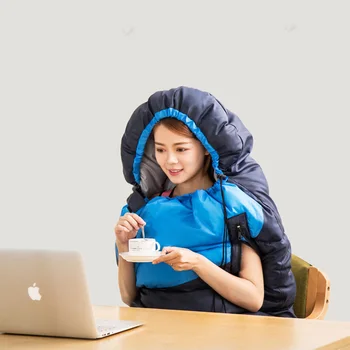 1.80 kg hænder kan nå ud varm bomuld udendørs camping Voksen sovepose egnet til menneskelig form, kan være splejset fritid taske