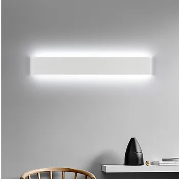 Enkel trappe midtergangen lampe Moderne minimalistisk LED aluminium væglampe soveværelse sengelampe, stue baggrund væglampe