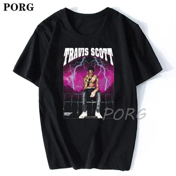 2020 Mode Rapper Sort T-Shirt Scott Travis Hot Sauce Tshirt Mænd Casual Bomuld Sommeren Hip Hop Toppe, T-Shirts Mandlige