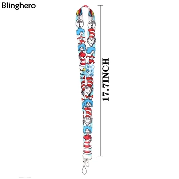 10stk/masse Blinghero Lanyard Hals, Stropper Med Nøgler, Telefon Cool Tegneserie Print Snoren Hænge Reb Gaver til Børn BH0311
