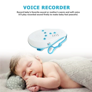Baby Sleep hvid støj maskine Sutter Lyd Optage-Sensor med 8 Beroligende Lyd Auto-off Timer babyalarm
