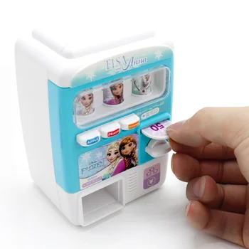 Frosne 2 Børn Simulere Beverage Automat Penge Box Spil-Hus Toy for 3-6 År Gamle Piger Pædagogisk Legetøj