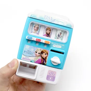 Frosne 2 Børn Simulere Beverage Automat Penge Box Spil-Hus Toy for 3-6 År Gamle Piger Pædagogisk Legetøj