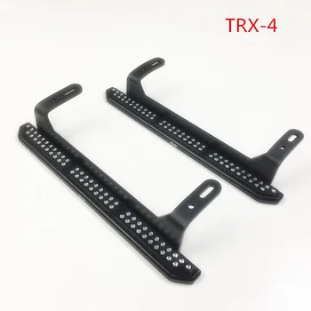 Legering cnc side pedal fod skridt-panel til Traxxas TRX-4 trx4 trx 4 1/10 rc crawler bil