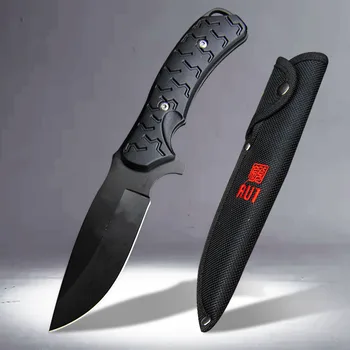 Japansk offentlig sort folde sort 440c58HRC høj hårdhed udendørs livreddende dykning kniv skarp taktisk folde kniv