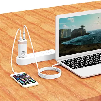 45W Mini Oplader til MacBook Air 11 tommer 13 tommer Magnetiske 2 T-tip MAC Power Charger Adapter, Let og Bærbart En Ekstra USB