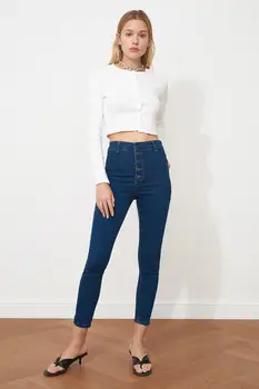 Trendyol Foran Knap Jegging-Jeans TWOAW21JE0446