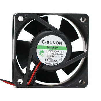 NY For Sunon 6025 KDE2406PTV1 24V 1.7 W frekvens ventilator