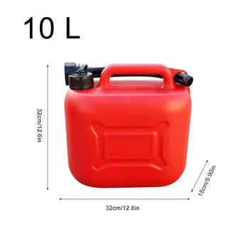 5L/10L/20L brændstoftank Plast Benzin Beholder Benzin på en Tønde Olie Bil Jerry Kan Benzin Dåser Gas Dåser Med Skala Oil Pipe