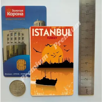 Istanbul souvenir-magnet vintage turist-plakat