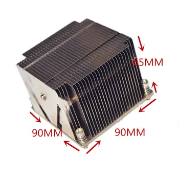 Heatsink CPU Køler 2U 2011 pin CPU køling Processor-Pladsen server Passiv radiator 3 kobber rør varmeveksler
