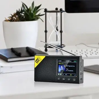 Helt Nye og Høj Kvalitet Bærbare Bluetooth-Digital Radio, DAB/DAB+ og FM-Modtager, Genopladelige Letvægts Hjem Radio