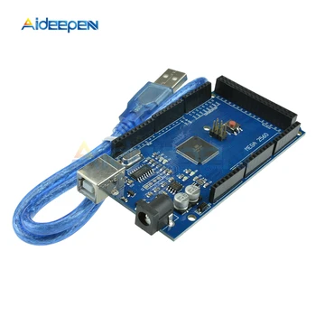MEGA2560 MEGA 2560 R3 ATmega2560-16AU CH340 CH340G Bord Med USB Kabel Kompatibel med Arduino