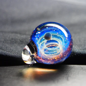 Nyt design, Smukke Univers glas Bolden Galaxy Glas Halskæde Vedhæng