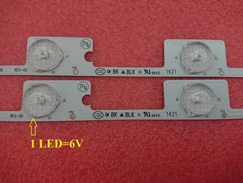 100PCS*6 LYSDIODER*6V 442mm LED strip for 48