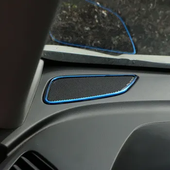 Xburstcar for Chevrolet Equinox 2017 - 2019 2Pcs/Sæt i Rustfrit Stål Foran Dashboard Højttaler Lyd Ring Lyd Trim Tilbehør