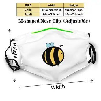 Bumblebee Ansigt Maske Med Filter Bumblebee Bee Bee Movie Søde Gule Kawaii Pink Vsco