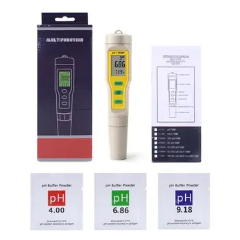 Ph-meter digitale Protable Digitalt LCD-PH-Meter Pen Tester nøjagtighed på 0,01 Aquarium Pool, Vand, Vin, Urin automatisk kalibrering