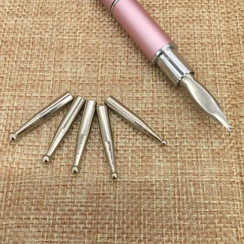 NOQ Søm, der er spredt rundt Pen Manicure Værktøjer Med 5 Stk Pen Hovedet For at Male Negle Ting Skønhed Rhinestone Blyant Gel Polish Nail Art Værktøj