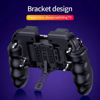 H9 Seks Finger PUBG Spil Controller Gamepad Udløse Shooting Gratis Brand Ventilator Joystick, Gamepad Til IOS Android Mobiltelefon
