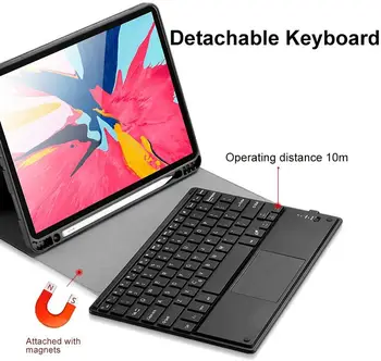 Touchpad Keyboard-Stativ taske til iPad Pro 11 2020 tilfælde Dække W Blyant indehaveren funda touchpad Keyboard For iPad Pro 11 2020 Tastatur