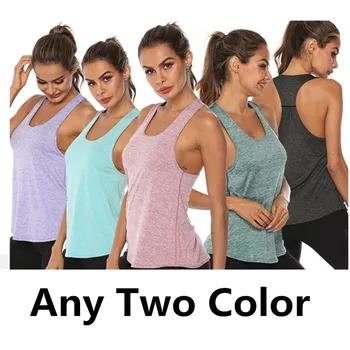 MAIJION Kvinder i Yoga-Shirts uden Ærmer Yoga Tank Tops Sexet Mesh Ryg Træning Hurtig Tør Sport Vest Damer Løbe T-Shirt
