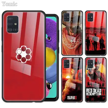 Red Dead Redemption 2 Glas Tilfældet for Samsung Galaxy A50 A71 A51 5G A70 A10 A31 M51 A41 A21s A40 A91 A30 A11 M31 A72-Phone Cover