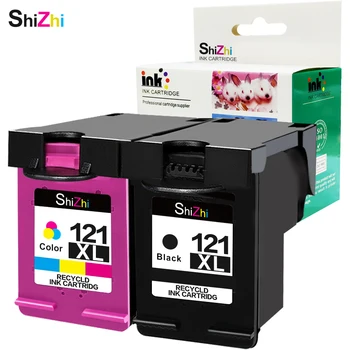 SHIZHI Renoverede Udskiftning af blækpatroner til HP 121 XL 121xl HP Deskjet D2563 F4283 F2423 F2483 F2493 F4213 F4275 F4283