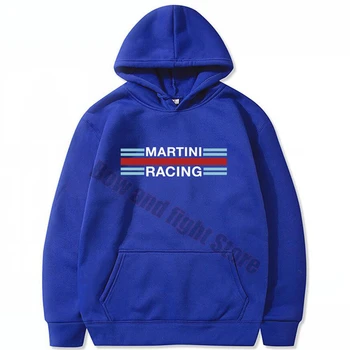 NYE Retro Martini Racinger Classic Le Mans Vintage Herre Dame Julegave Fashion Hættetrøjer Kvinder Sweatshirt Hoody Toppe