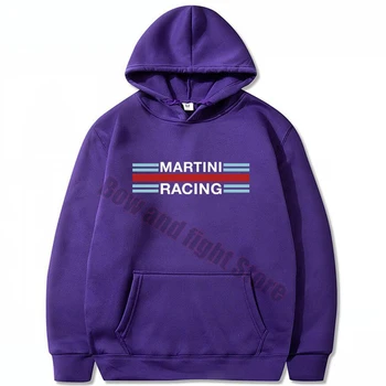 NYE Retro Martini Racinger Classic Le Mans Vintage Herre Dame Julegave Fashion Hættetrøjer Kvinder Sweatshirt Hoody Toppe