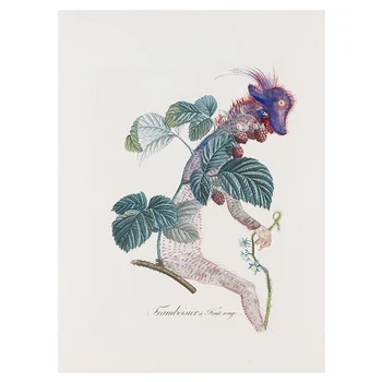 Salvador Dali Surrealistiske Idé Abstrakte Plante Blomster oliemaleri på Lærred, Plakat Print Cuadros Væg Kunst Billeder til stuen