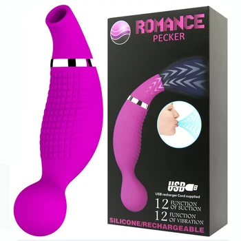 Smuk kærlighed Brystvorte Suger klitoris 12 Suge vibrator-G-spot stimulator af 12 vibrerende sex legetøj til kvinder Drop shipping
