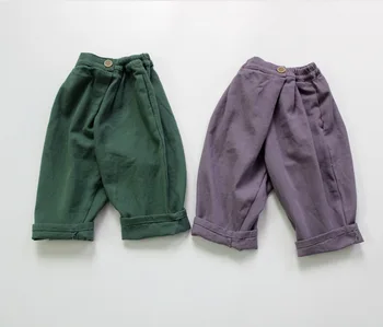 2020 Efteråret Stil Children ' s Crawler koreanske Bomuld Stolpe Design kids-bukser