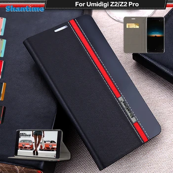 Pu Læder Telefon Pose Tilfældet For Umidigi Z2 Flip Book Sag For Umidigi Z2 Pro-Business-Wallet Case Soft Tpu Silicone Bagcoveret