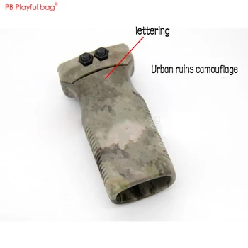 Offentlig CS tilbehør Ændret camouflage MOE-RVG/AFG foran grip nylon kort lige greb DIY Legetøj dele LD70