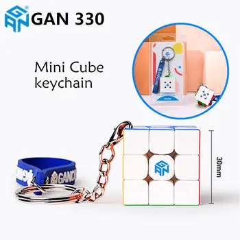 Gan330 3x3x3 mini nøglering magic speed gan cube stickerless gans puslespil lomme cube gan 330